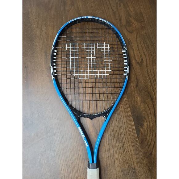 Wilson Tour Slam Lite Power Bridge Blue Black Tennis Rackets 3-7/8” - Picture 2 of 16